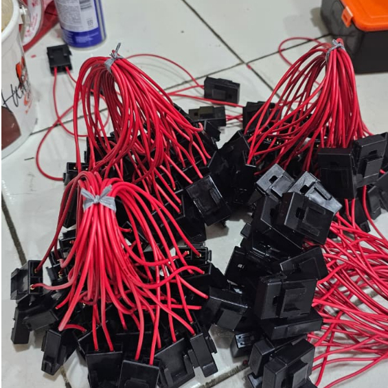 Box Sekring Motor Mobil Ukuran Besar + Kabel Socket | Rumah Sekring Universal HITAM
