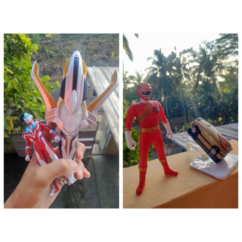 DX Ginga spark dan sparkdoll Ultraman Ginga DX Gao phone US ver RHS Sentai Gao Ranger Gao Red set
