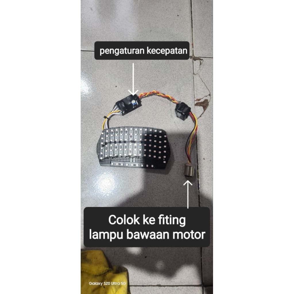 STOPLAMP RUNNING & RUNNING TEXS NINJA R