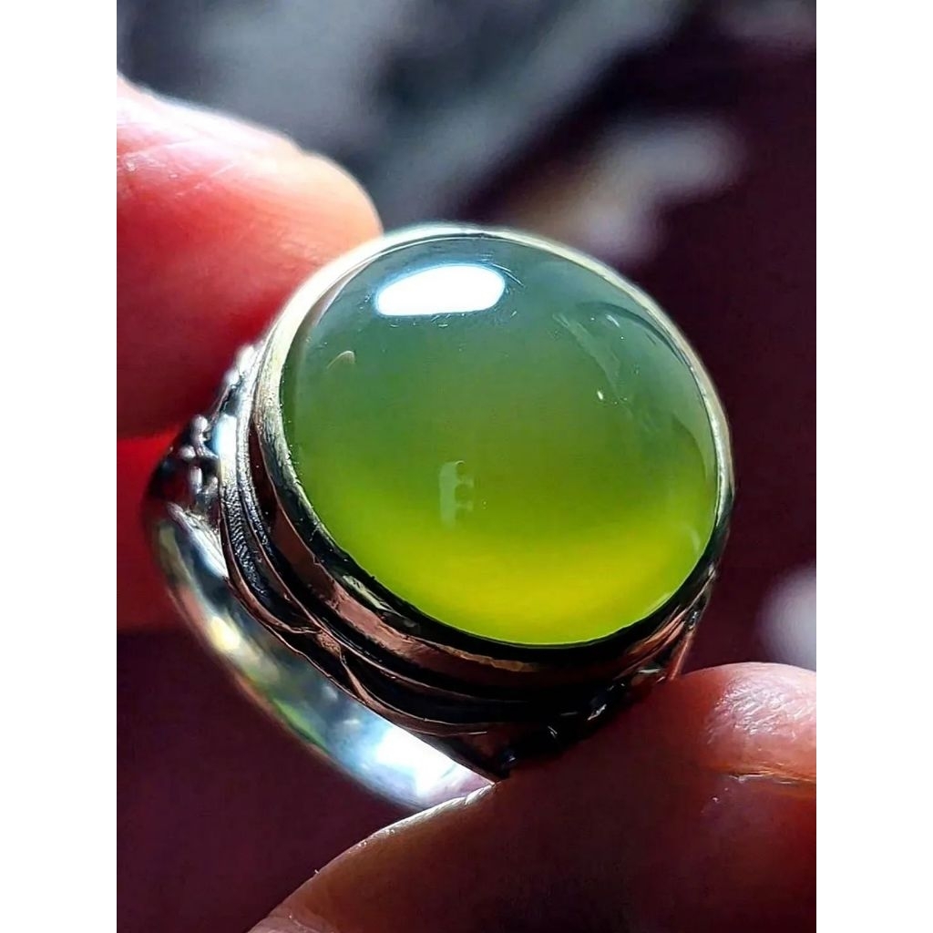 Natural batu akik anggur ijo sulaiman mata