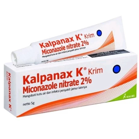 TUBE Kalpanax Cream 5 gr obat jamur panu Kadas Kurap gatal selangkangan