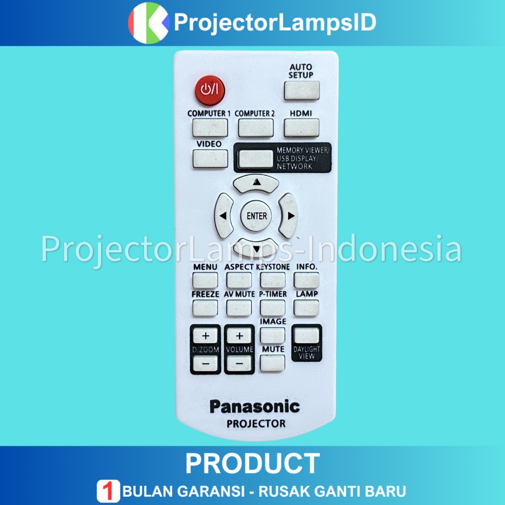 Remote Remot Projector Proyektor Panasonic PT-VW330 PT-VX400 PT-VX41 PT-VW430 PT-VW435N PT-VW440 PT-