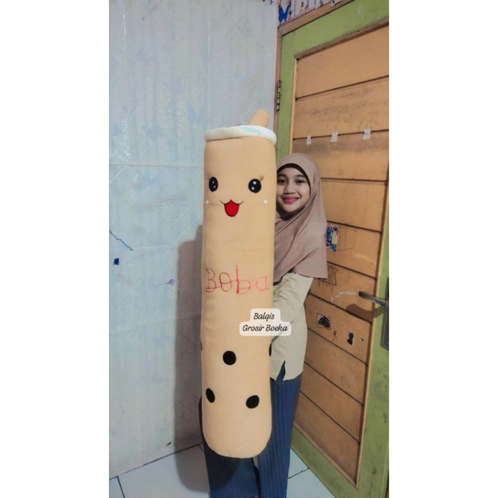 Boneka Guling  Boba Jumbo Size Dewasa  uk.95cm Super Lembut Jumbo