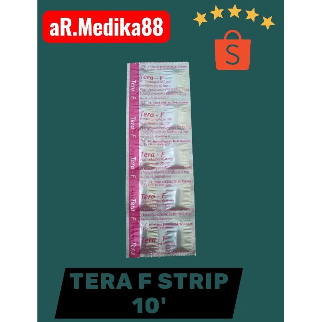 TERA F STRIP 10' || BATUK FLU DEMAM