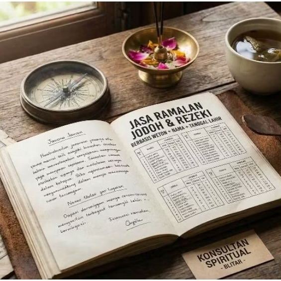 Jasa Ramalan Jodoh & Rezeki Berbasis Weton + Nama + Tanggal Lahir