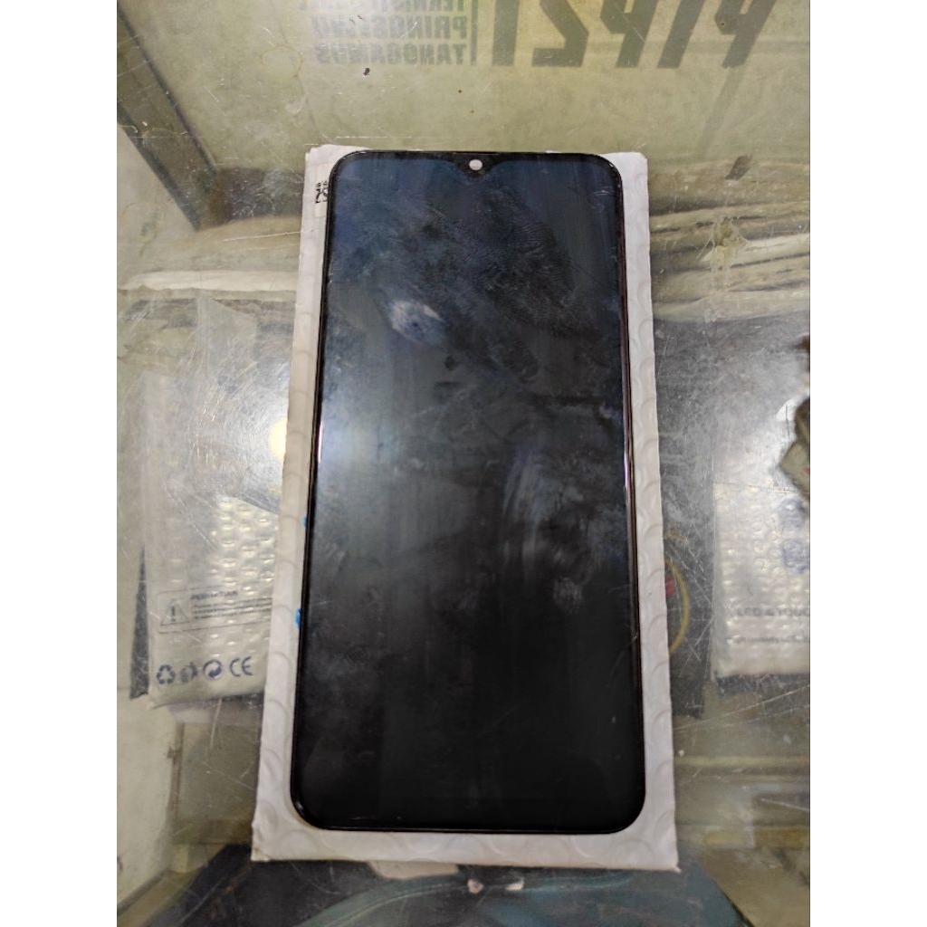 LCD + BATERAI SAMSUNG A30S ORI COPOTAN RETAK SEHELAI BERGARANSI