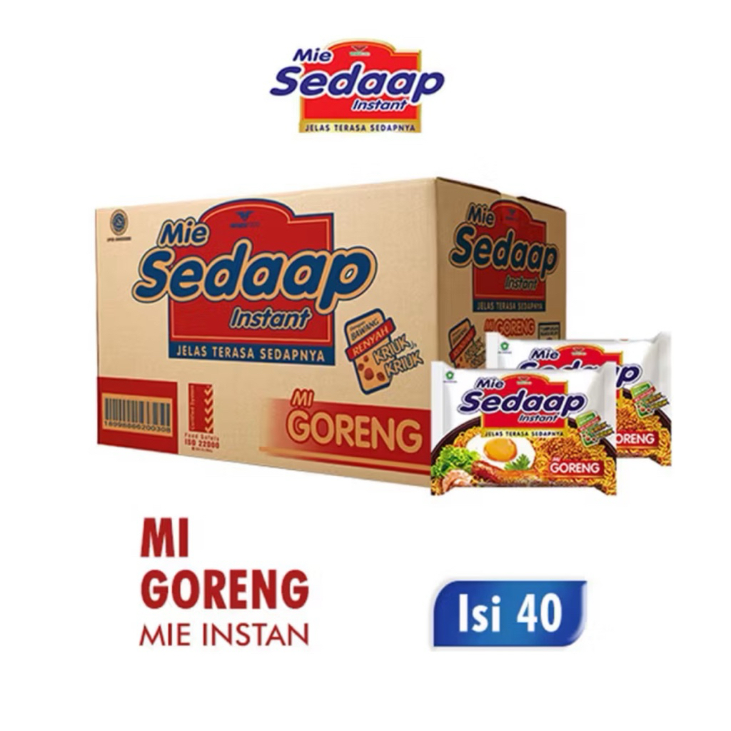 Mie Sedap Goreng Instan 1 Dus isi 40 pcs