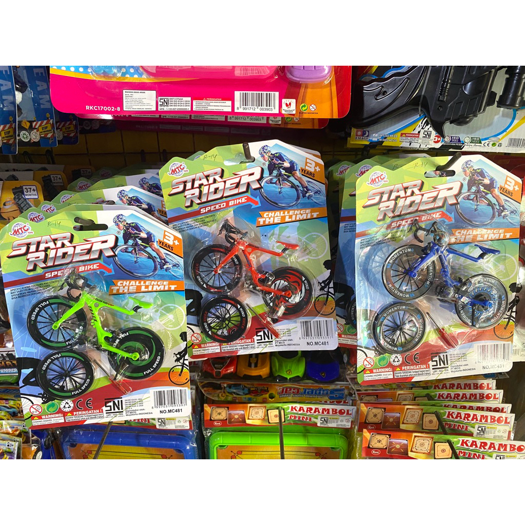 Star Rider Mainan Miniatur Sepeda Gunung/Balap