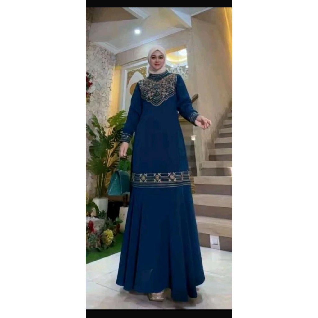 NARAYA DRESS BY NAZWA ABAYA, GAMIS ABAYA NAZWA, BUSANA MUSLIM PREMIUM