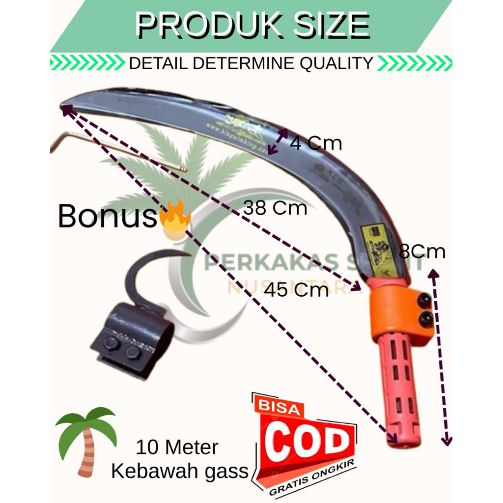 ALAT PANEN SAWIT KLS PALM KING PRO, KLS PK PRO, KLS PALM KING PRO BLADE Original 100%