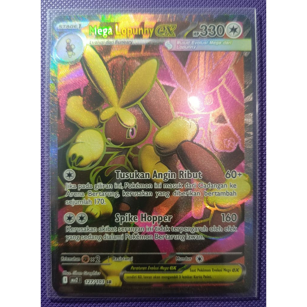 Pokemon Indonesia - MEGA LOPUNNY (SUPER RARE)
