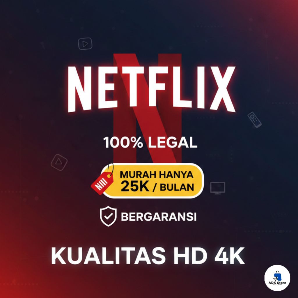 Netflix Akun Premium Tanpa VPN HD 4K - Kualitas Tontonan Maksimal