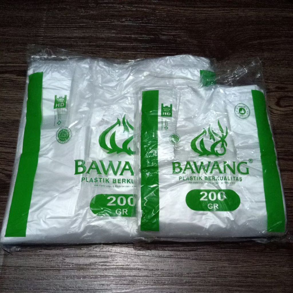 Kantong kresek Bening UK 24/15, Plastik bening/kantong Plastik putih bening