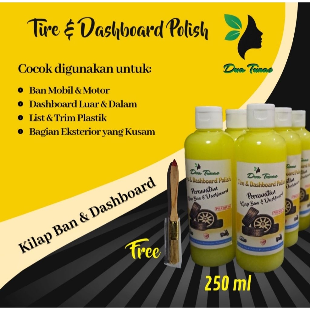 semir ban / semir ban mobil dan motor / kilap ban & dashboard