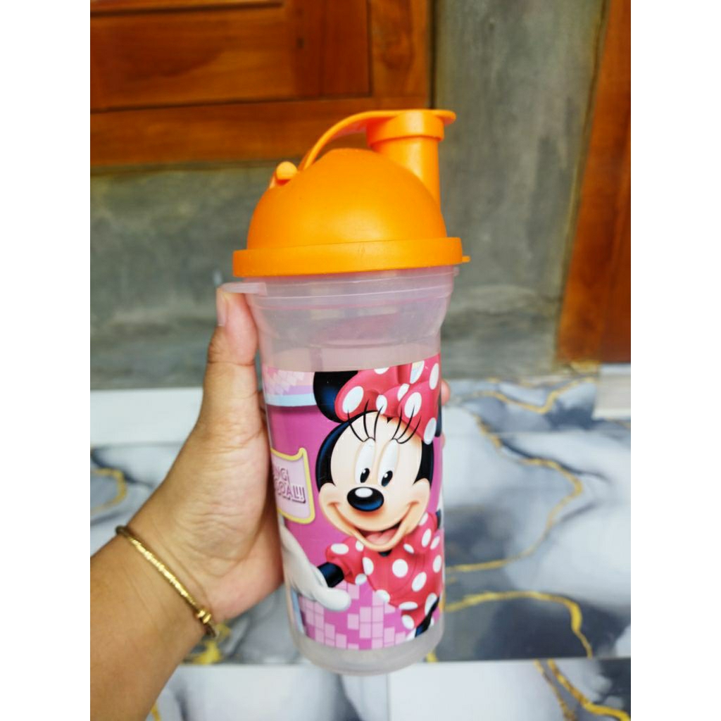 botol minum anak kiddos mickey minnie tupperware second preloved
