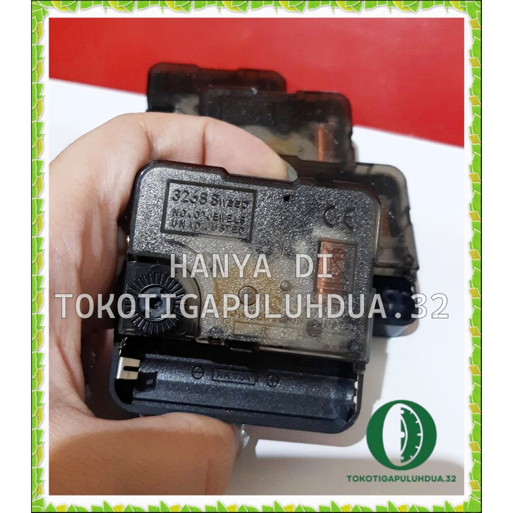TOKO32 Mesin Jam Dinding Quartz 12888/3268ST SWEEP Premium Quality