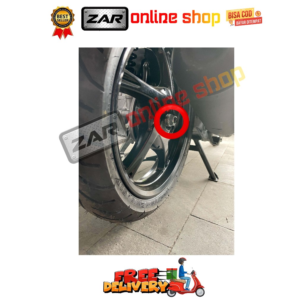 MUR RODA BELAKANG MODEL V-2 MIO SERIES 115 / 125 M3 J SOUL GT FINO X RIDE GEAR Z S GRANDE FAZZIO TAH