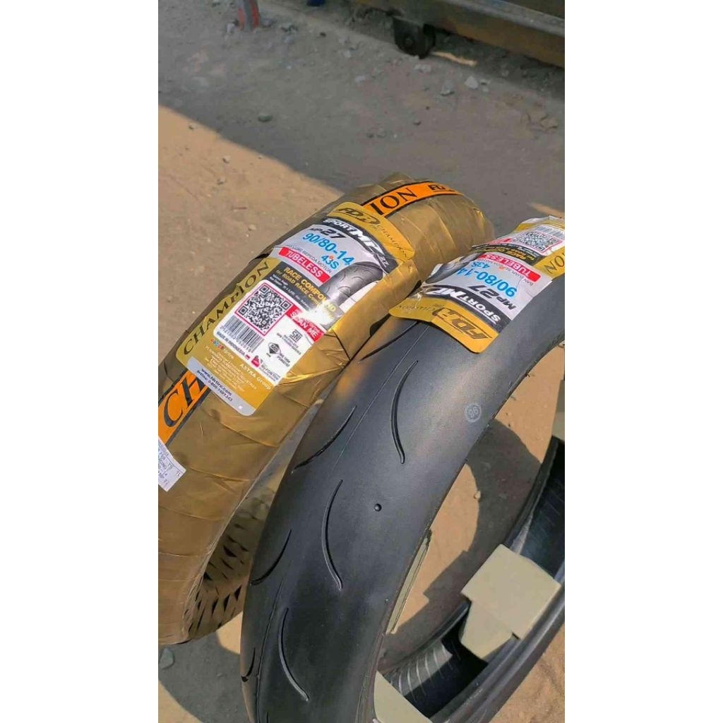 CUCI GUDANG Ban motor matic Ring 14 ALL Tubeles Original