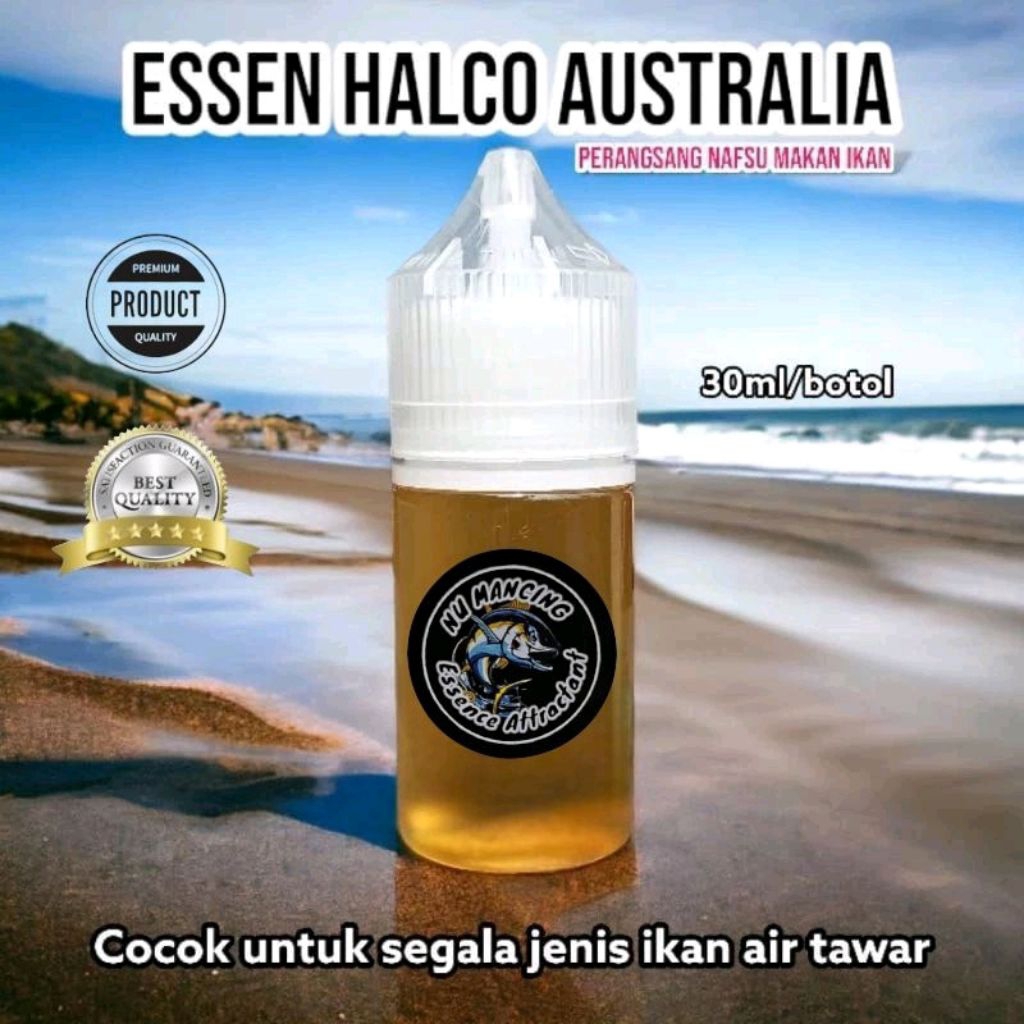 Essen Nu Mancing HALCO AUSTRALIA Perangsang Nafsu Makan Ikan Cocok Untuk Semua Jenis Ikan Air