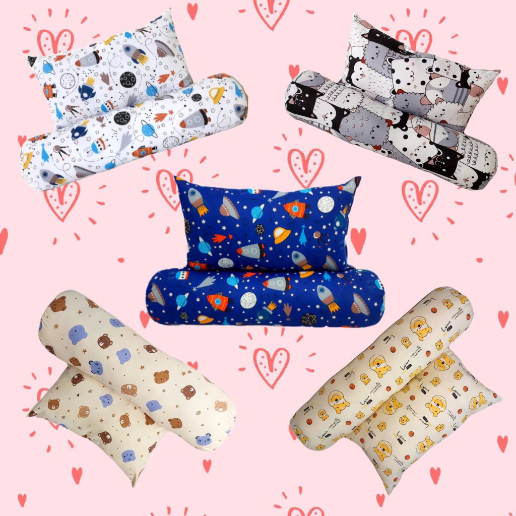 Bantal dan guling Anak Laki Laki Dan Perempuan Karakter