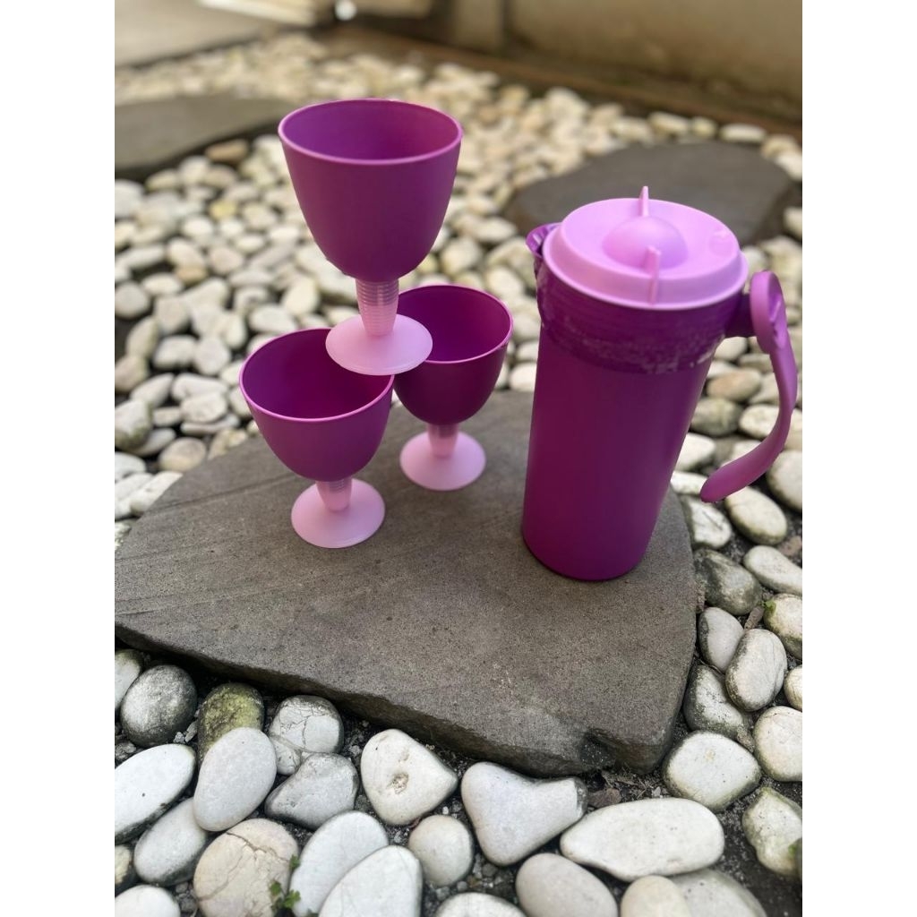 set teko gelas TUPPERWARE