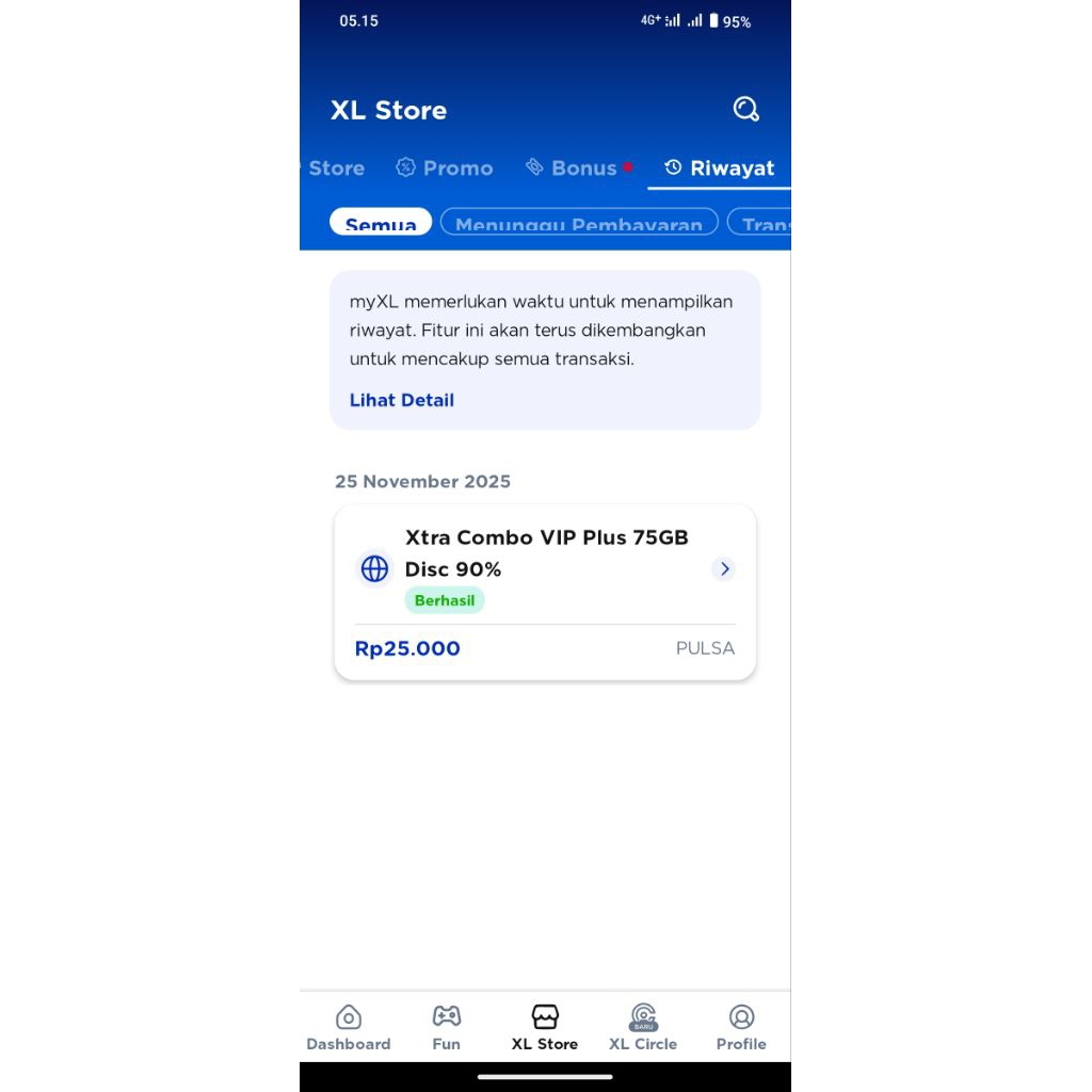kartu XL 185gb diskon 90%