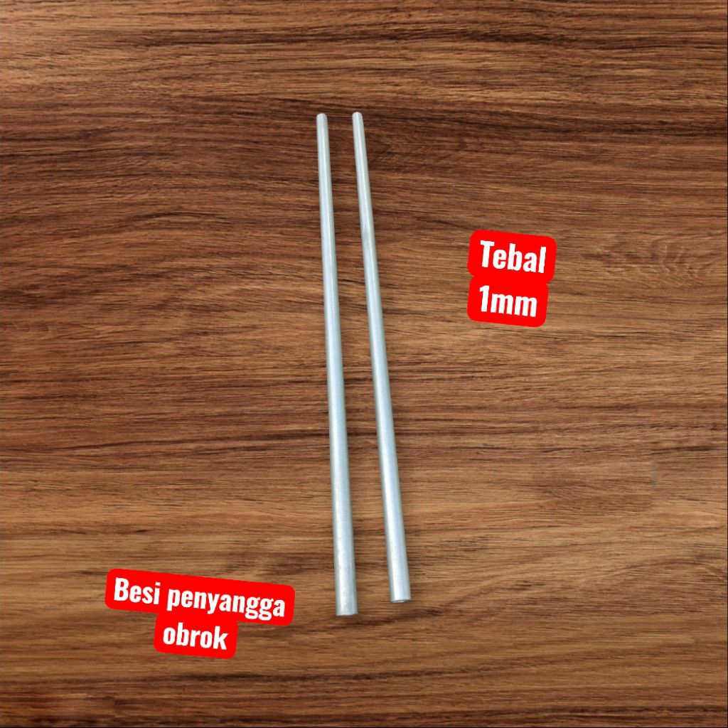 BESI PENYANGGA OBROK TEBAL 1mm panjang 95cm