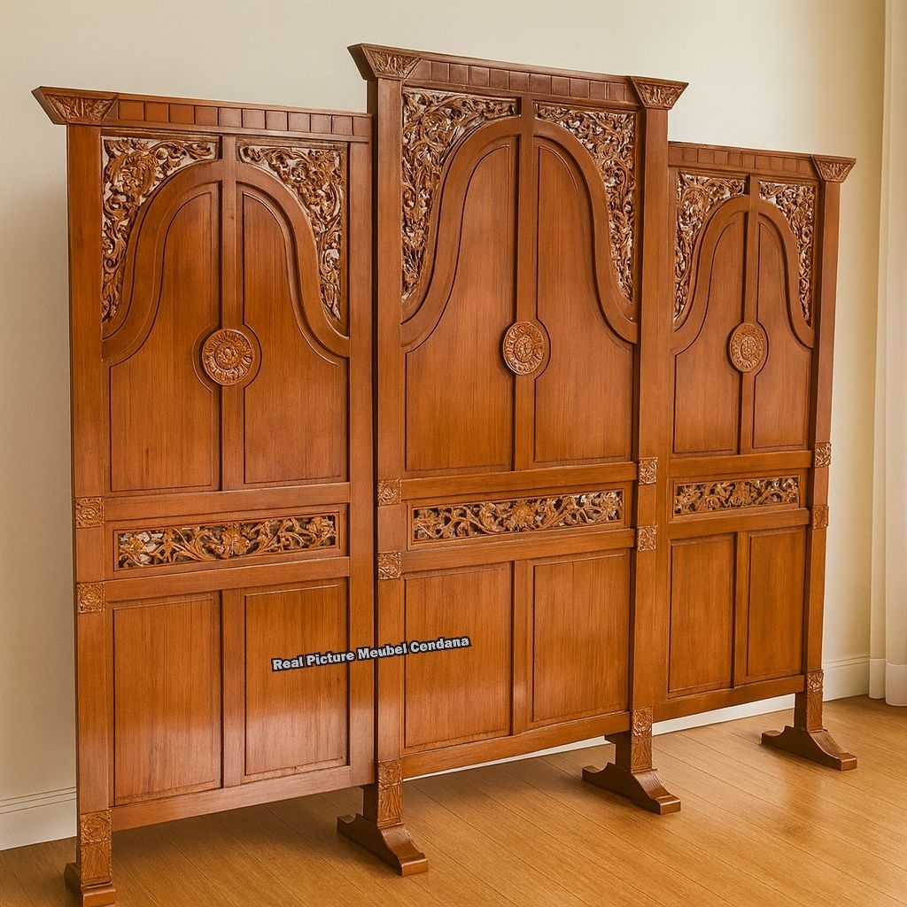 Sketsel Klasik Kayu Jati Sketsel Pembatas Ruangan Kayu Jati Pembatas Ruangan Klasik Ukir