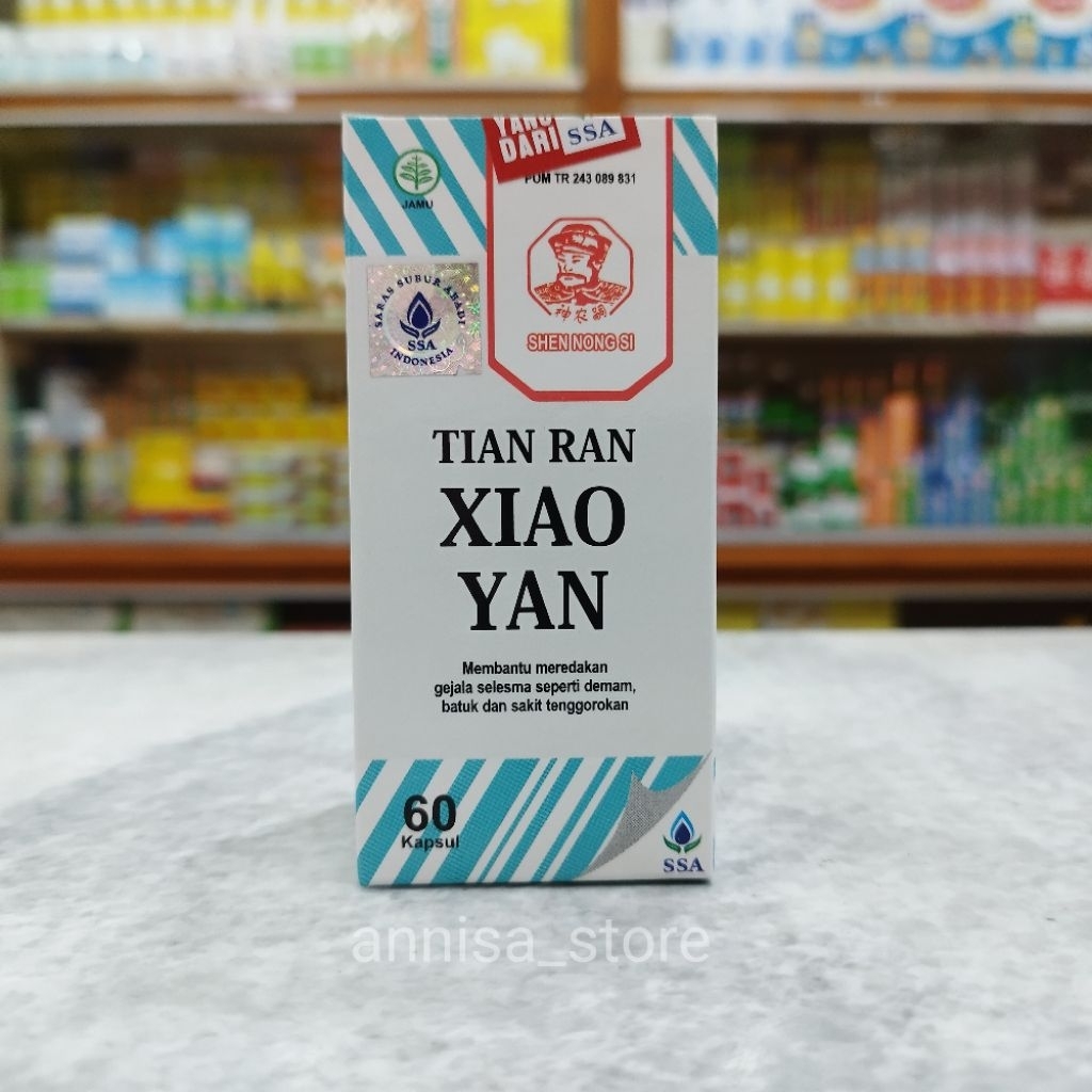 Tian Ran Xiao Yan Obat Flu / Obat Cina Demam Batuk Sakit Tenggorokan