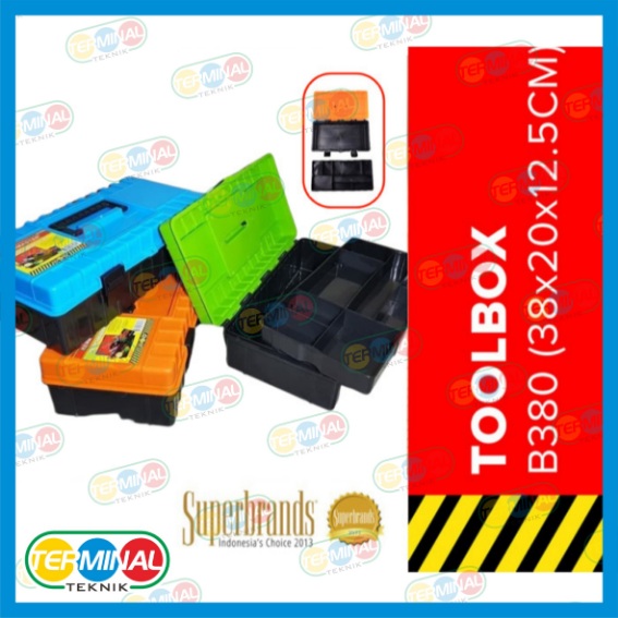 Tool Box Kenmaster 15 inch B380 Tool Box Kotak Perkakas Wadah Perkakas Tool Box Tempat Kunci