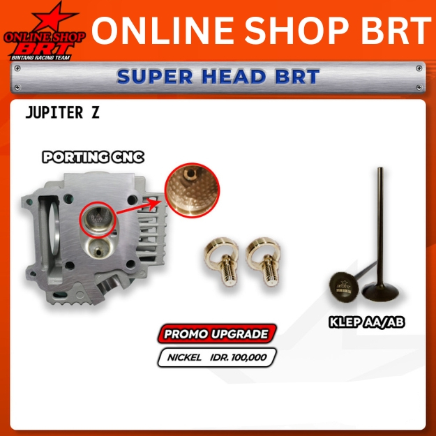 CYLINDER HEAD KOP DEKSEL BRT JUPITER Z VEGA R 26/23 28/24 29/24 30/25 34/29 PORTING CNC & NON PORTIN