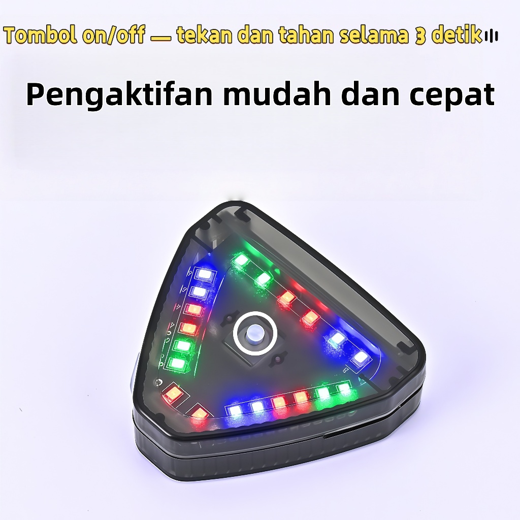 Lampu Pilot LED Solar untuk Mobil Motor Lampu Peringatan Flash & Cruise Model Pesawat