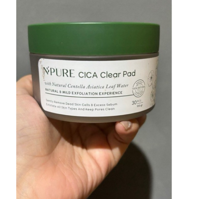 [PRELOVED] NPURE Gentle Exfoliation Pad/Acne clear pad cica