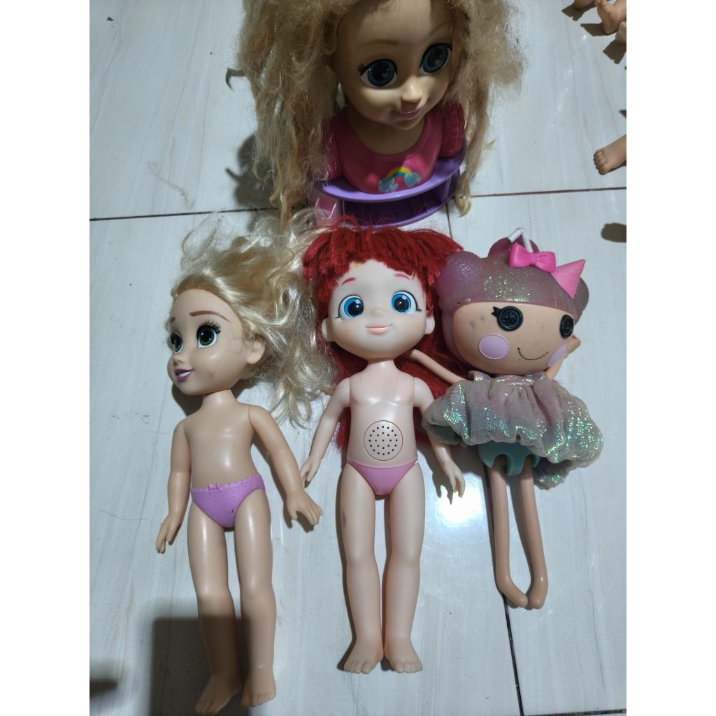 Mainan Boneka doll Lala lopsi, Diana, rainbow ruby
