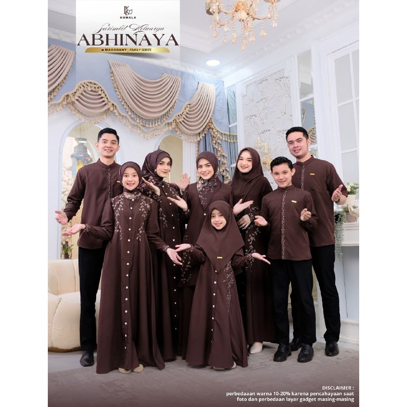 OPEN PO Sarimbit Abhinaya (Mahogany) by Kumala Sarimbit Keluarga Terbaru 2026