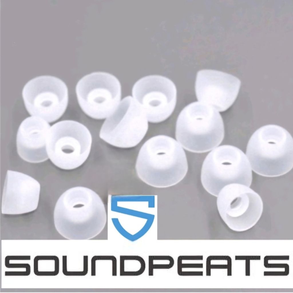 EARTIPS Soundpeats Clear / Capsule 3 Pro / Engine 4 / Mini HS / H3 / Air 3 Pro dpt 1 pasang size S /