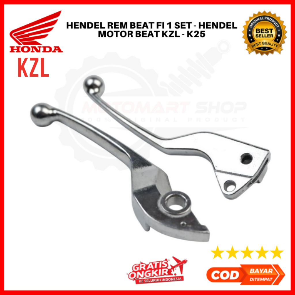 Handle Rem Beat FI Ori / Hendel Rem Honda Scoopy FI / Handle Vario 110 FI LED - KZL