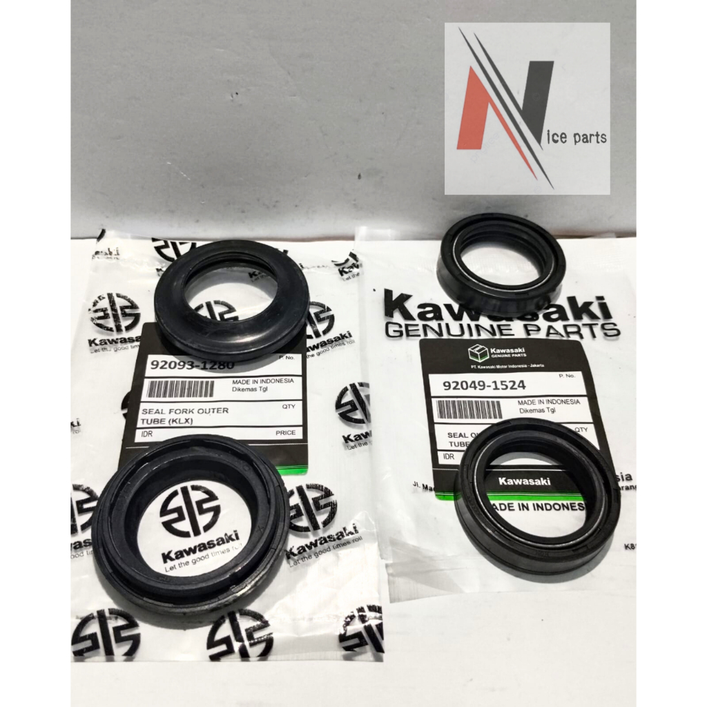 SEAL SHOCK KAWASAKI KLX NINJA+SEAL ABU TUTUP DEBU SHOCK KLX NINJA