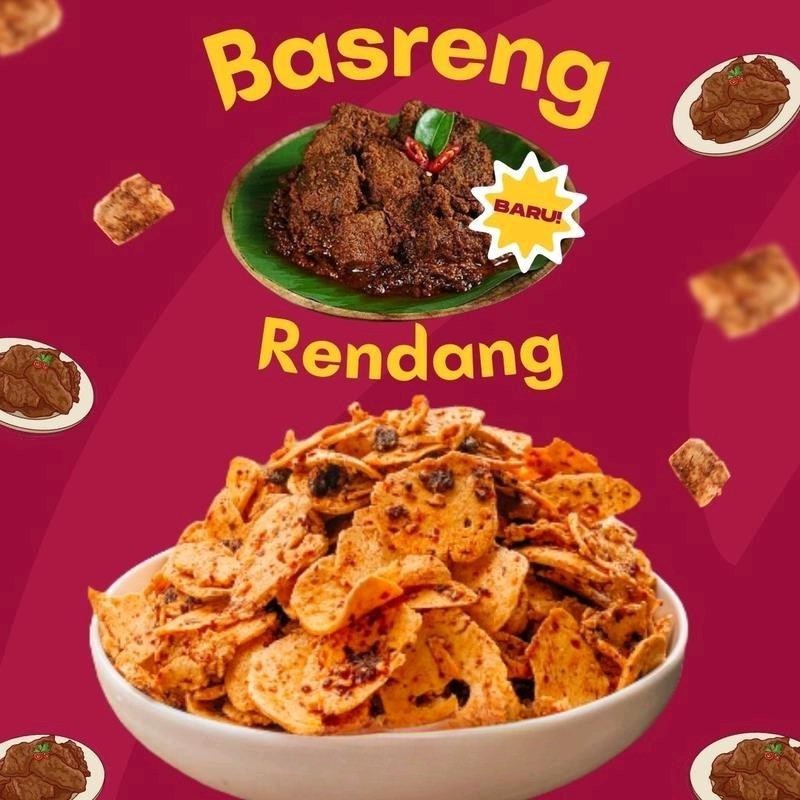 DKRIUK.ID Basreng Rendang Basreng Rasa Rendang Basreng Bulat [BISA COD]