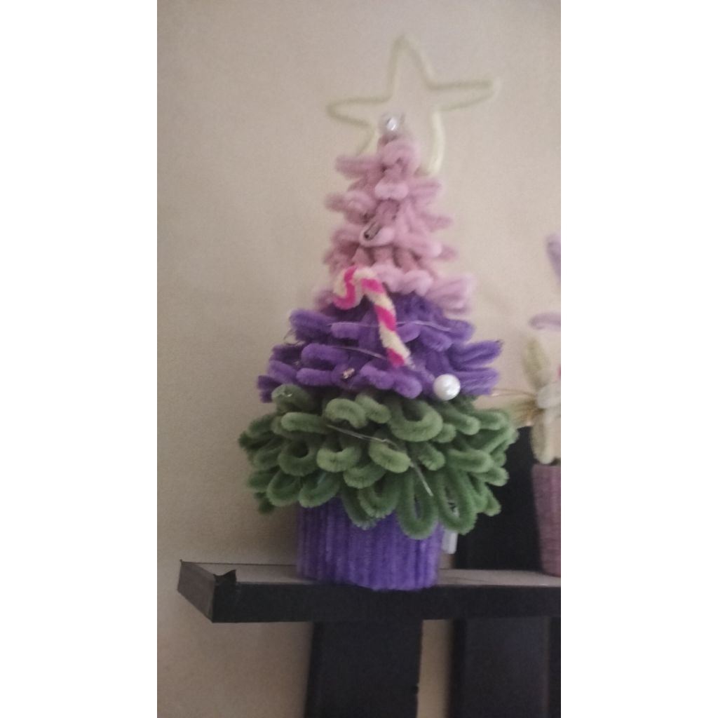 pohon natal mini lengkap dekorasi meja Christmas hiasan rumah decor aesthetic