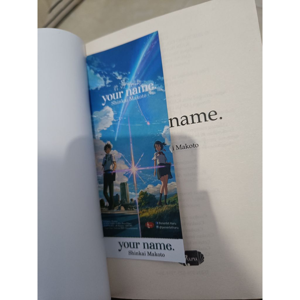 (Original) Kimi no Nawa by Shinkai Makoto | Novel Your Name | Novel terjemahan preloved
