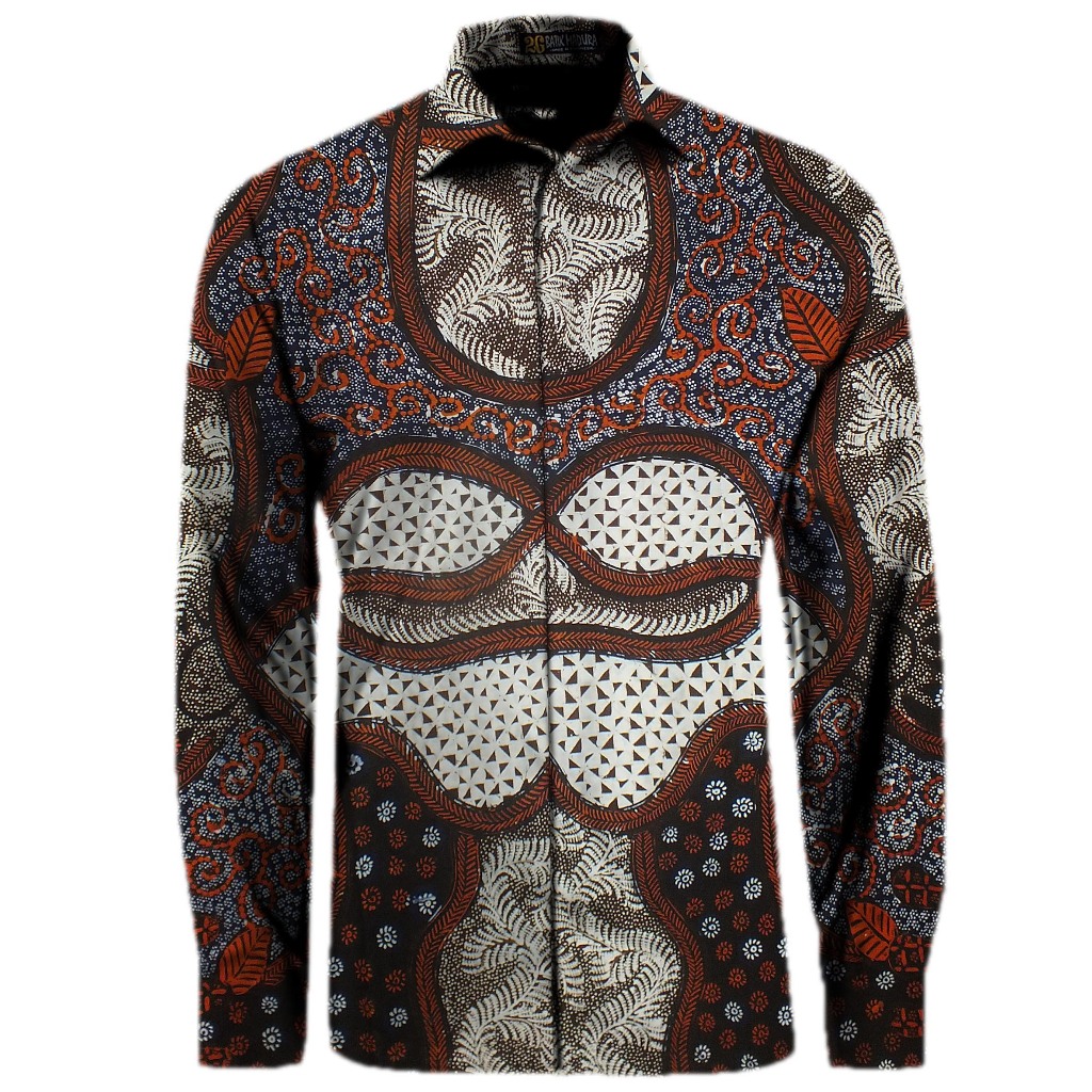 Kemeja Batik Tulis Madura Hem Batik Pria Lengan Panjang JP02