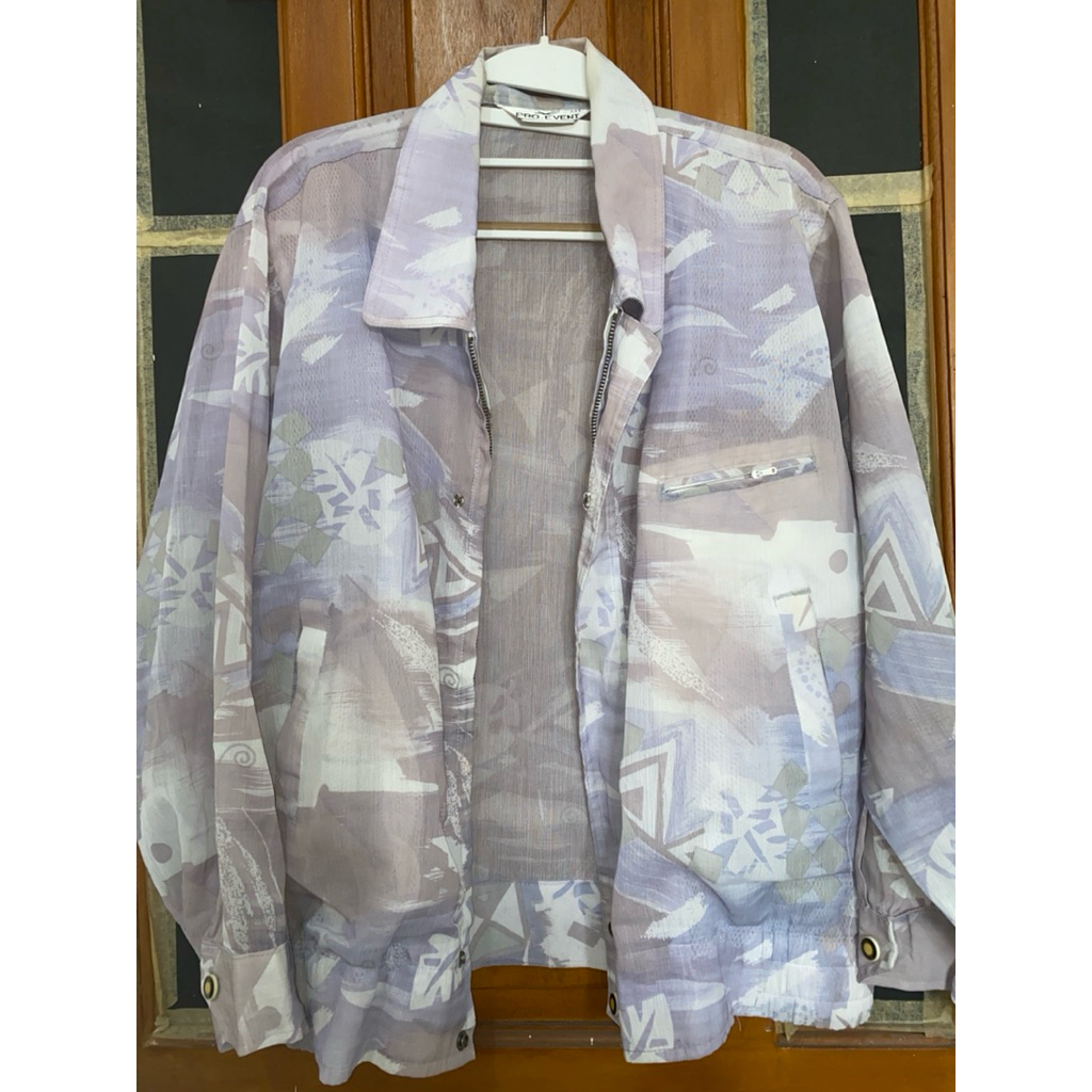 *preloved* jaket/outer ungu vintage