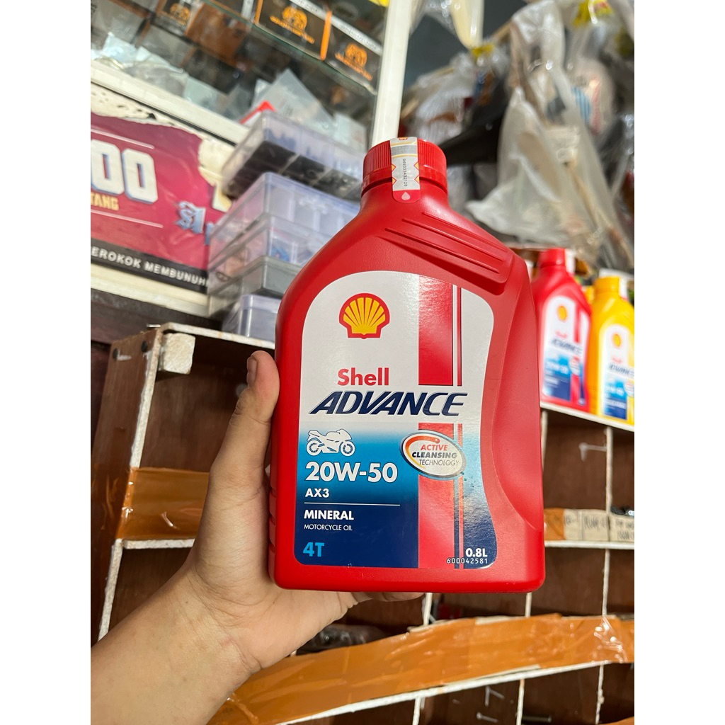 oli Shell advance red 100% original