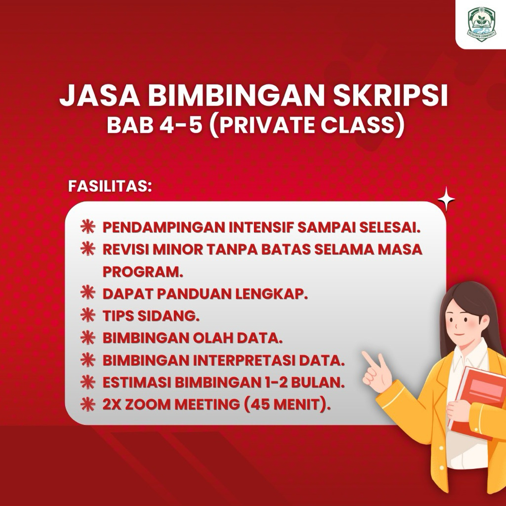 Jasa Bimbingan Skripsi Bab 4-5 Akuntansi dan Manajemen (Private Class)