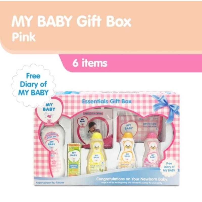 Newborn Kit Set Gift Box My Baby Lengkap / Paket Lebih Hemat / Anti Ribet / My Baby Minyak Kayu Puti