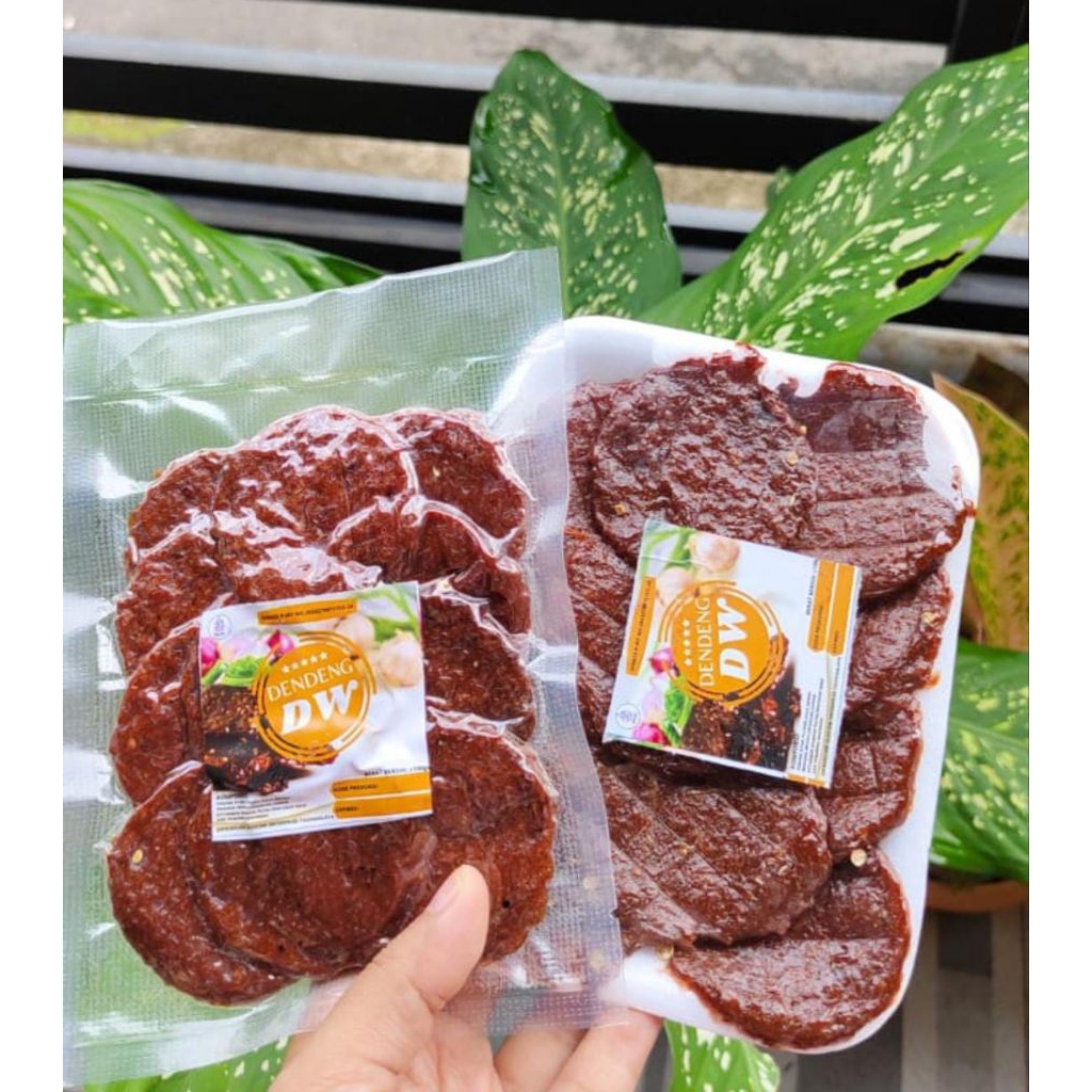 LEBIH HEMAT Paket isi 2 Pack Lauk Cemilan Dendeng ayam DW Khas Kas Tasikmalaya Bandung Jawa Barat Sp