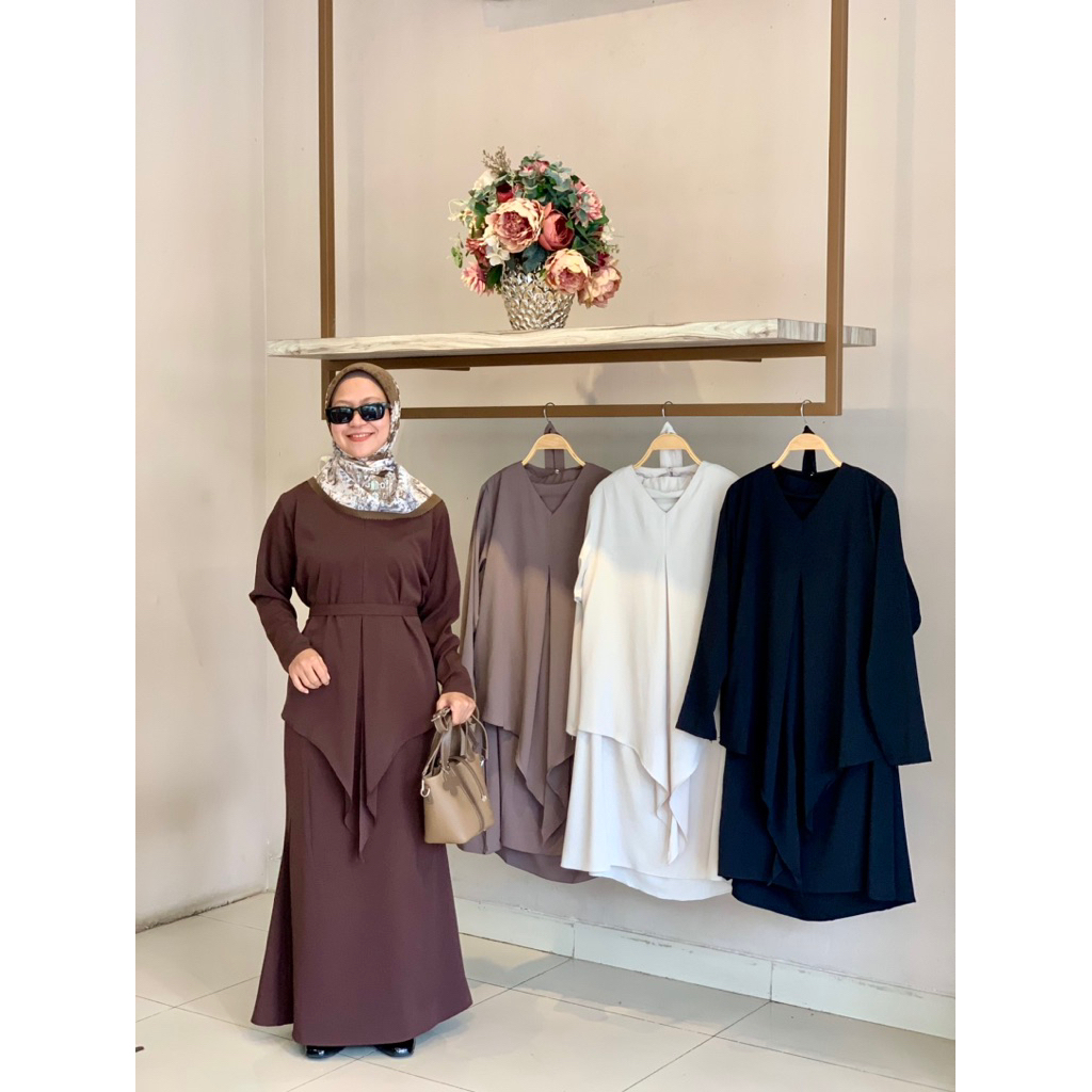 PIPOPI SETELAN WANITA FEGO SET ONE SET BARBARA SILK