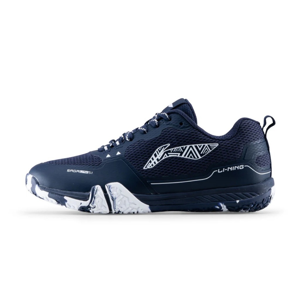 Sepatu Badminton LINING Saga Lite S1 Navy White