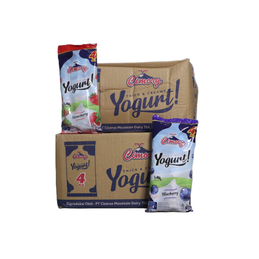 CIMORY KIDS KARTON ISI 25 PAK ISI 4 YOGURT DRINK STICK PACK BLUEBBERRY STRAWBERRY MANGO STICKY RICE 
